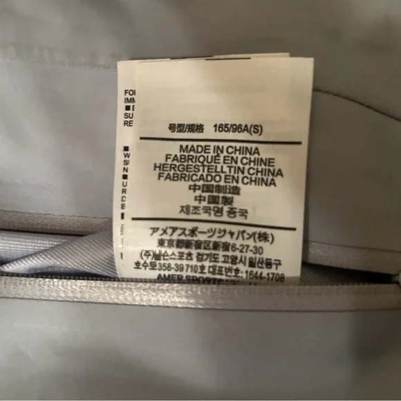 Arc'teryx gray jaacket size small
